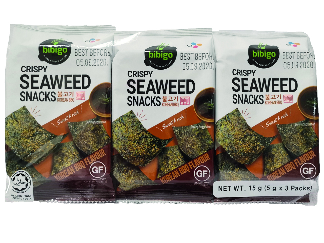 Chips D'algues Bbq  5gr - Bibigo