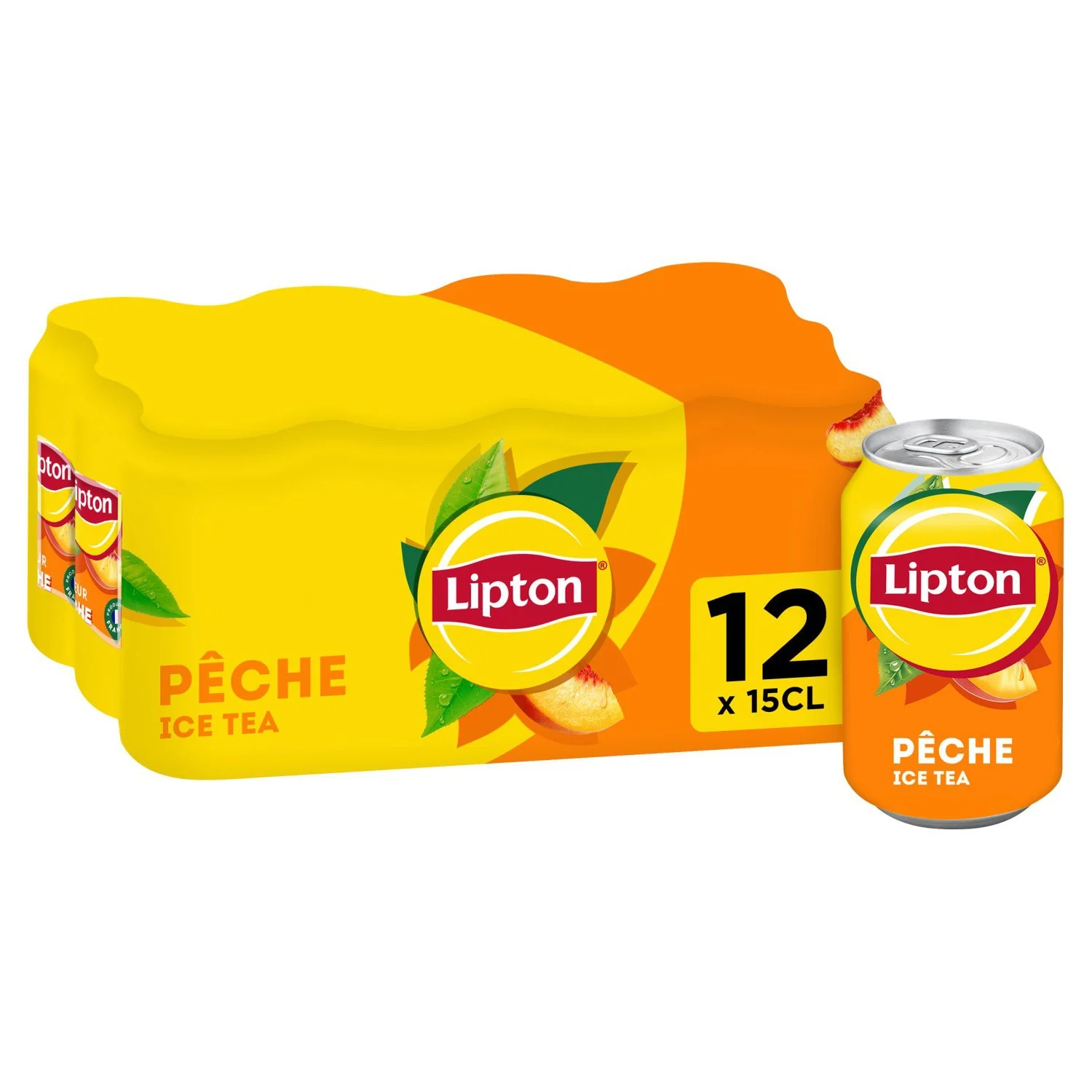 Boisson Au Thé Glacé Saveur Pêche 12x15cl - Lipton