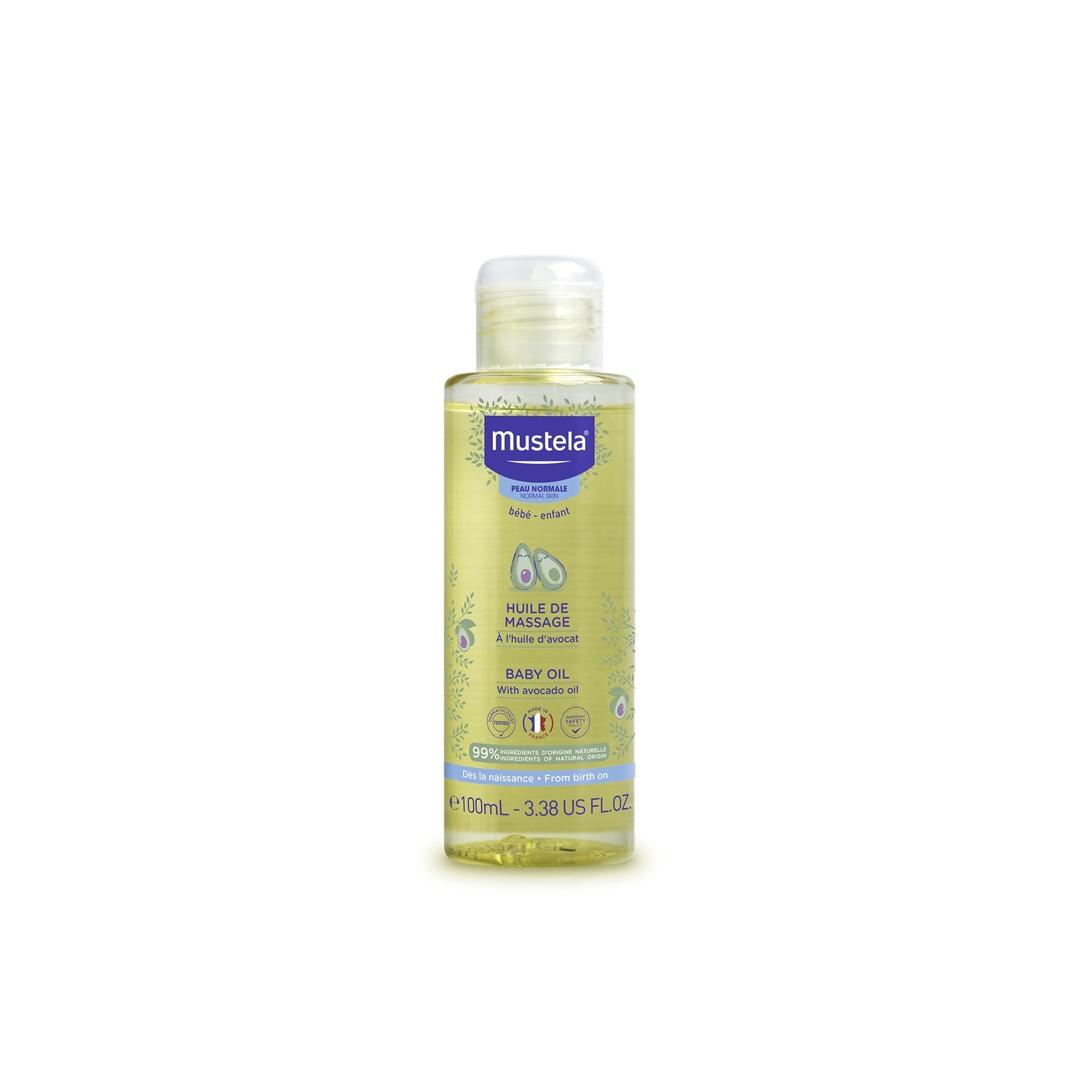 ユイル マッサージ ベベ ユイル アボカド 100ml - MUSTELA