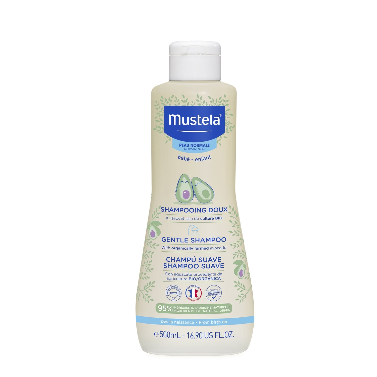 Shampooing doux 500ml - MUSTELA