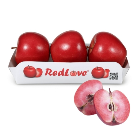 Pommes Redlove bio, barquette de 4, origine France