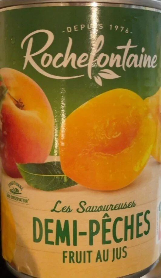 Pesche al succo 1/2 scatola 410 g - ROCHEFONTAINE