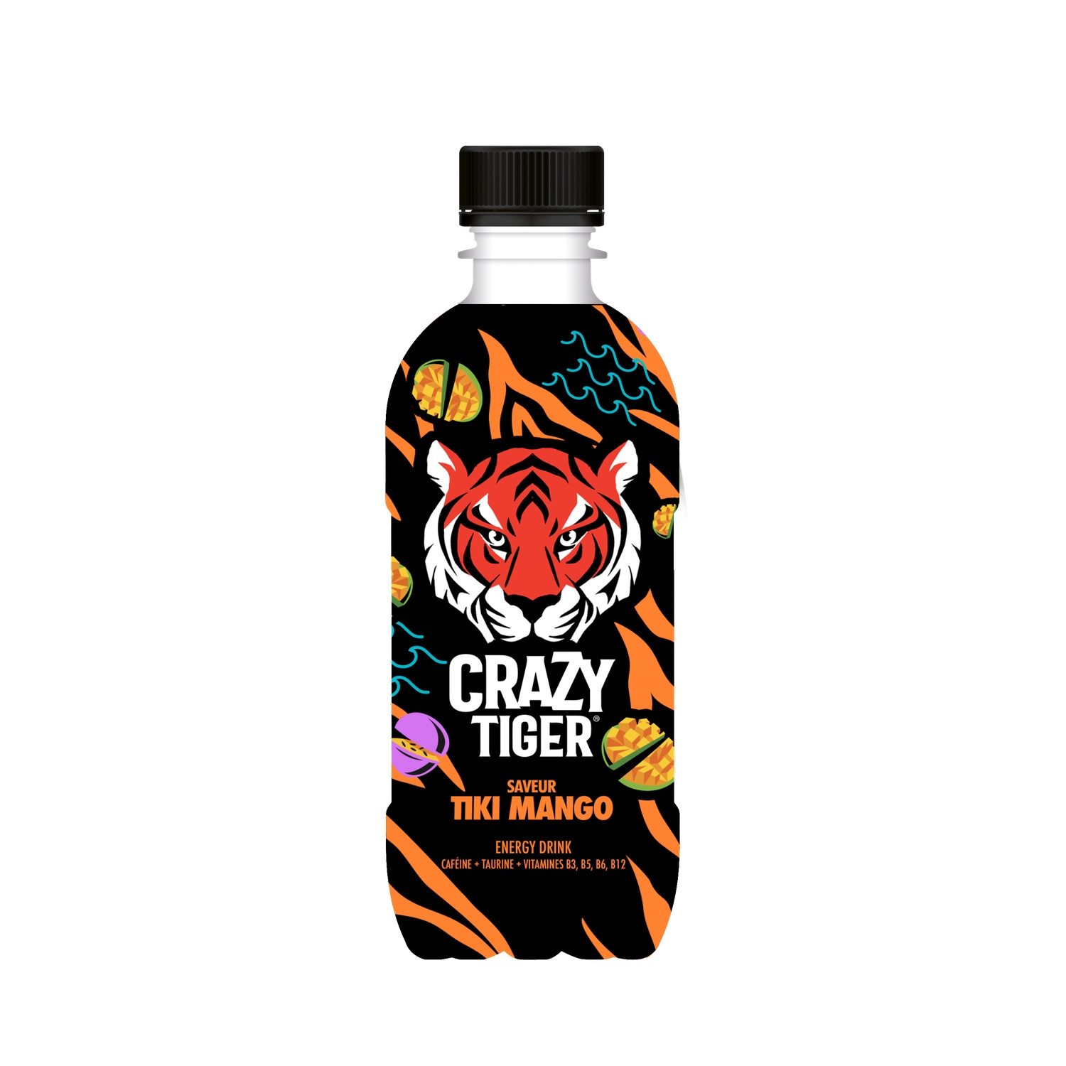 Tiki Mango enerji içeceği 35 cl - CRAZY TIGER