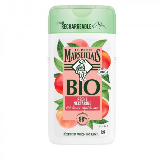 Organic refreshing peach nectarine shower gel 250 ml - LE PETIT MARSEILLAIS