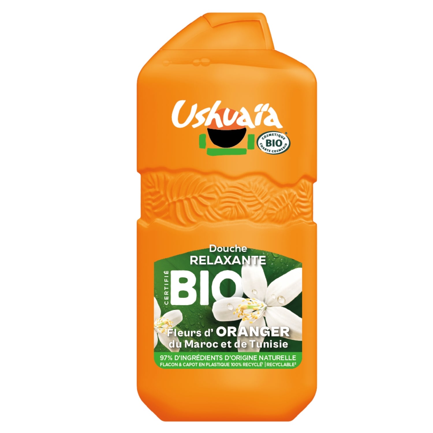 Gel douche relaxant bio fleur d'oranger 280 ml - USHUAIA