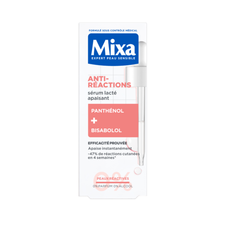Sérum Lacté Apaisant Anti-Réactions Panthénol + Bisabolol 30ml - MIXA