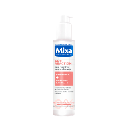 Nettoyant Doux Non Moussant Visage et Yeux Anti-Réactions 150ml - MIXA
