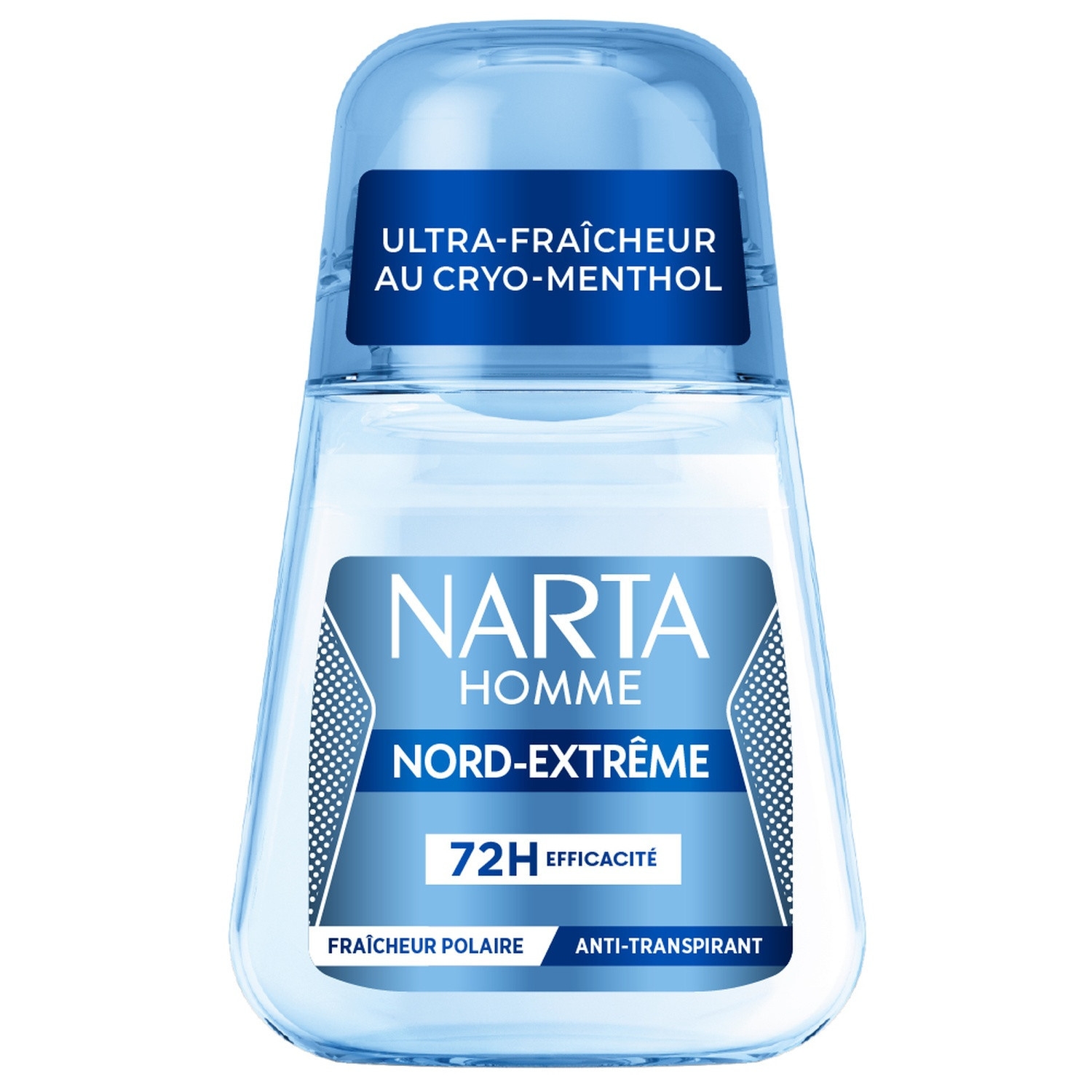 Déodorant homme Nord-Extrême cryo-menthol 72 h, roll-on 50 ml - NARTA