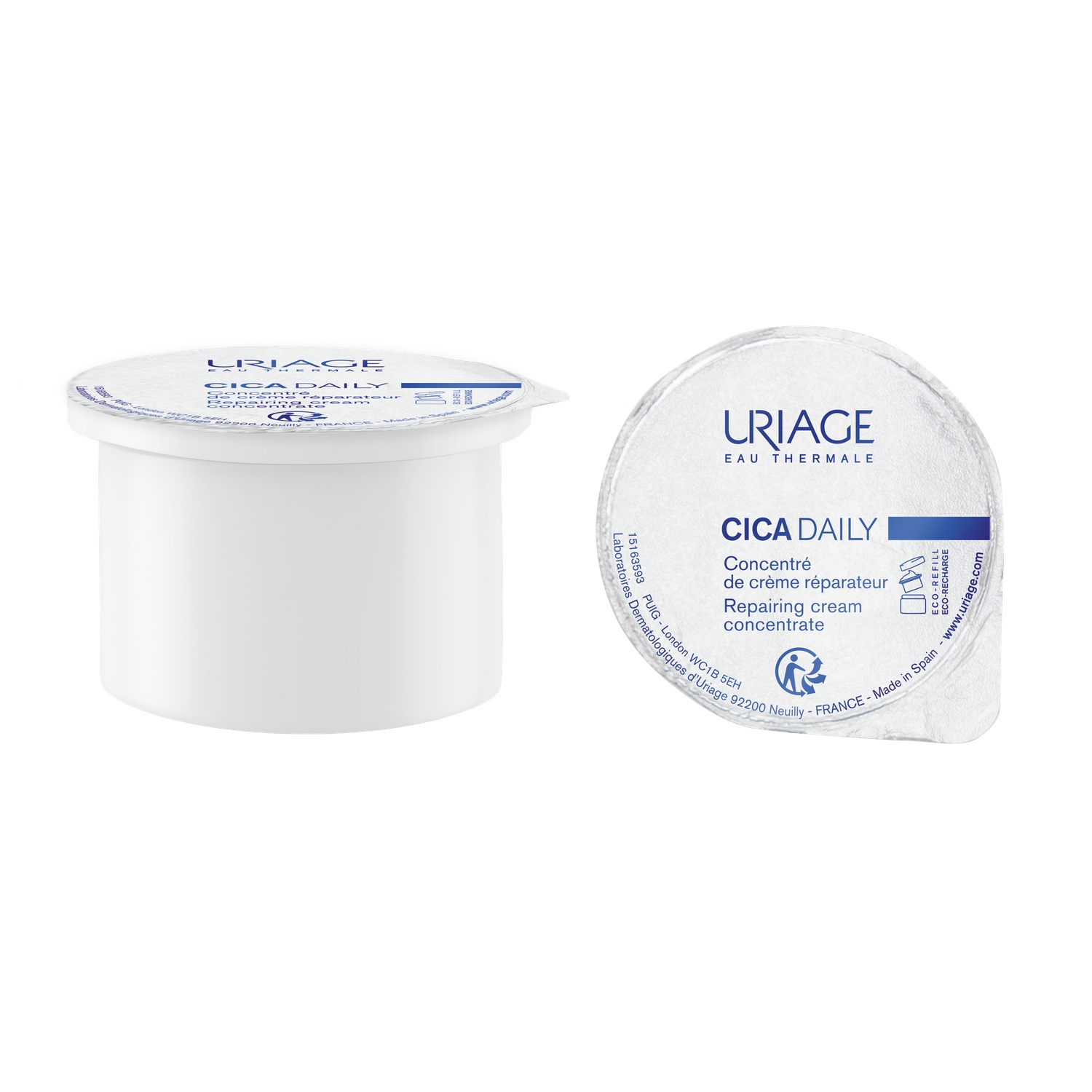 CICA DAILY Recharge concentré crème P 50ml - URIAGE