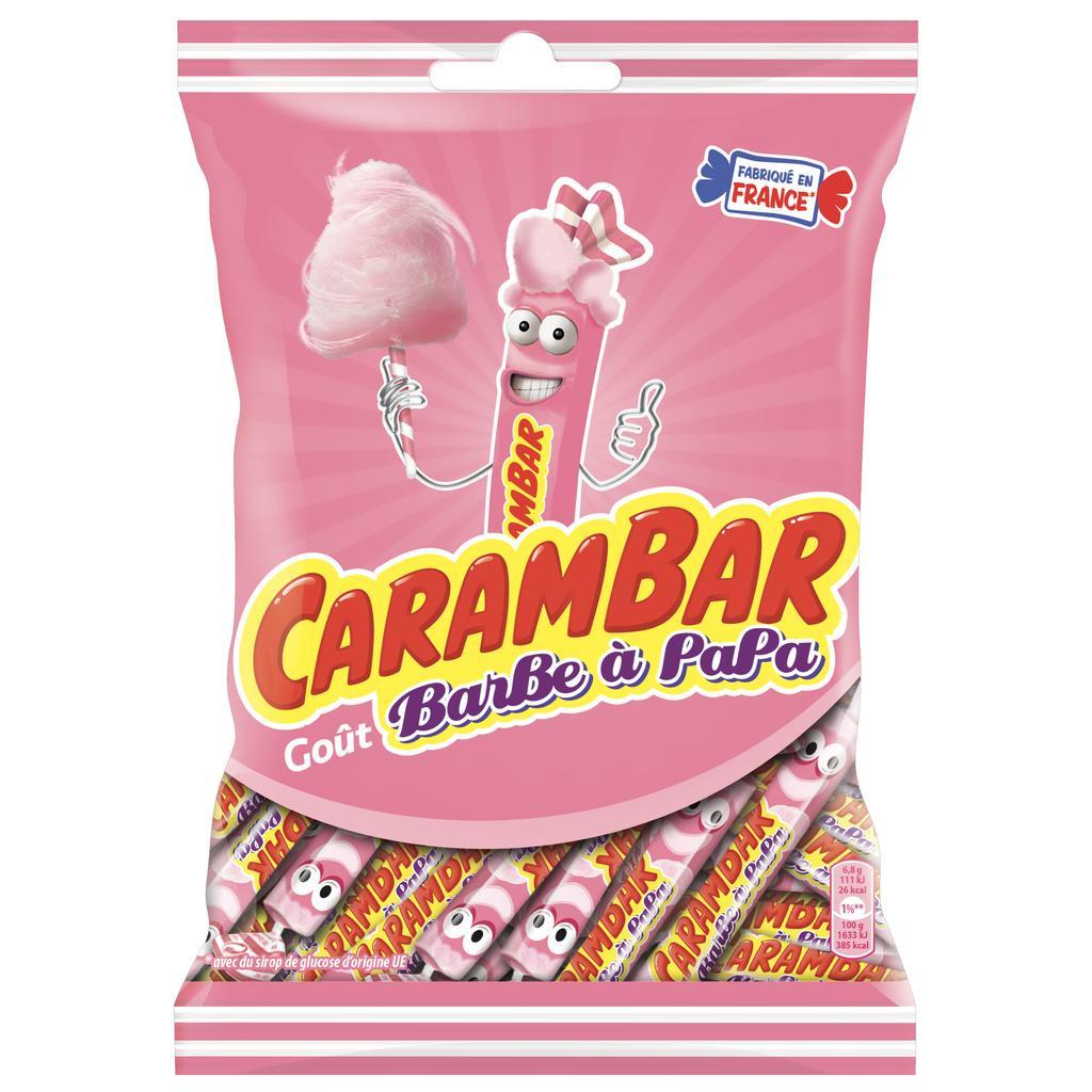 Caramelle CARAMBAR gusto zucchero filato 110 g - CARAMBAR