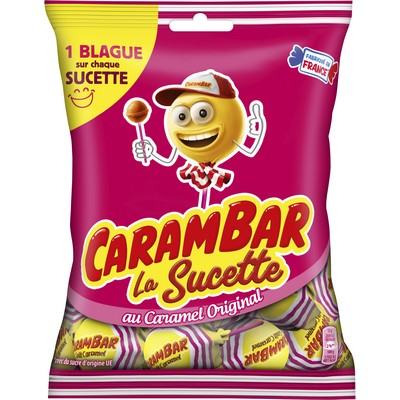 Sucettes Carambar au caramel original 84 g - CARAMBAR