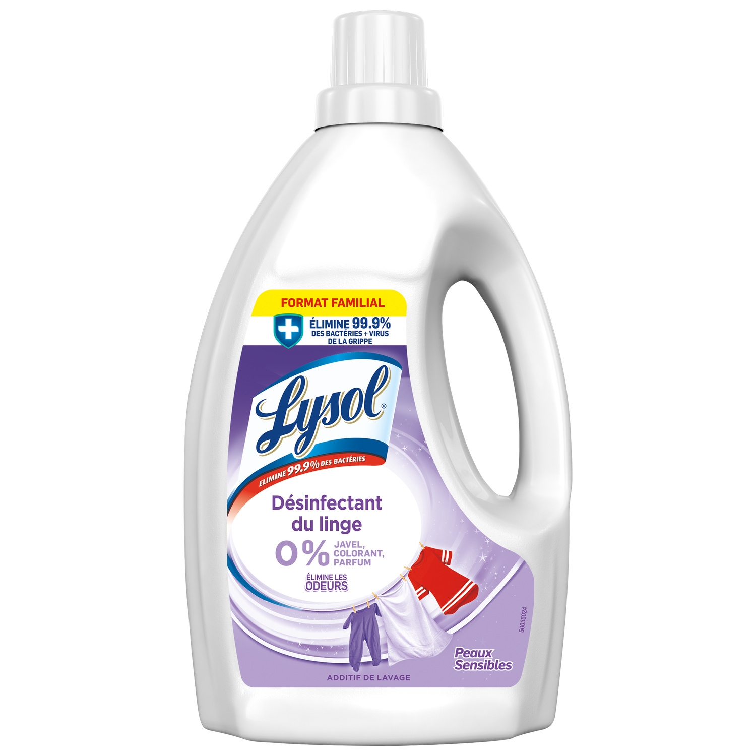 Désinfectant du linge peaux sensibles 1,5 L - LYSOL