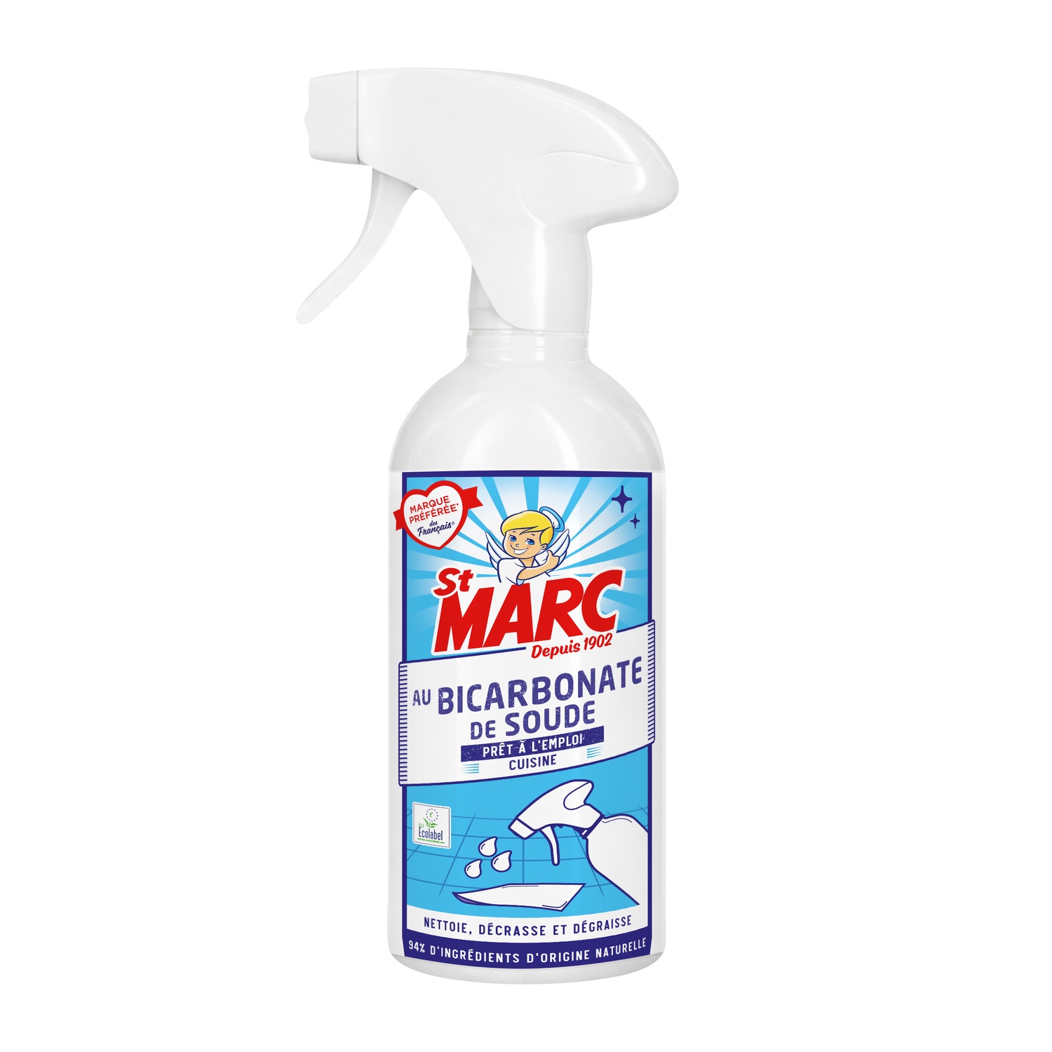 Gebruiksklare baking soda-spray 500 ml - ST MARC