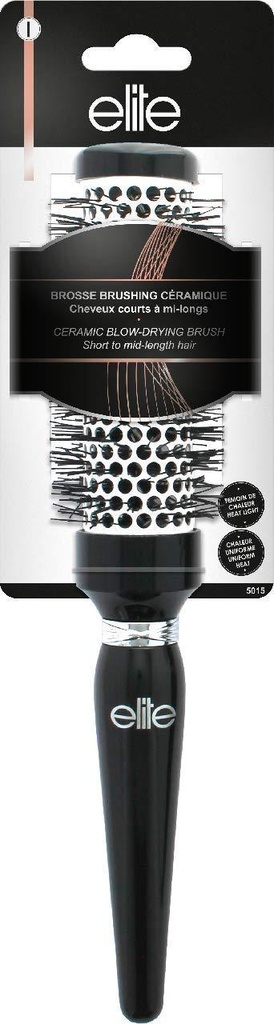 Brosse à Cheveux Brushing en Bois Poils 100% Sanglier Go Green - JEAN LOUIS DAVID