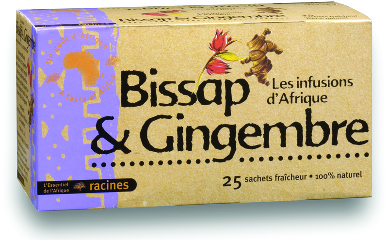 Infusión Africana Bissap De Jengibre (10 X 25 Sobres) - Racines