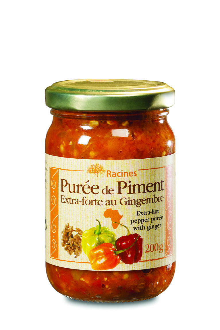 Purée De Piment Extraforte Au Gingembre (12 X 200 G) - RACINES