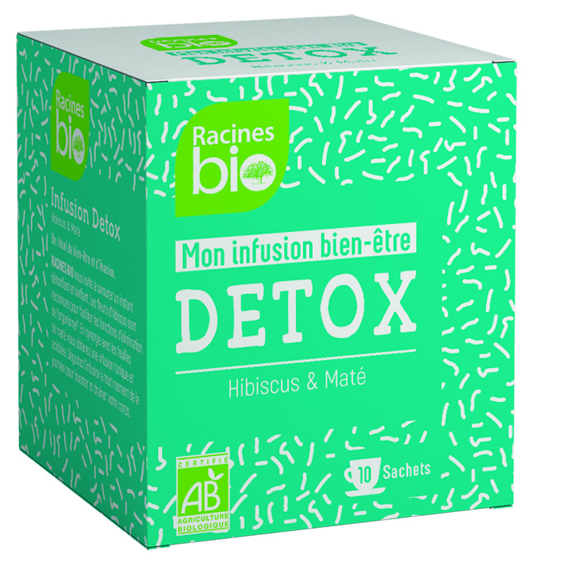Infusion Bien Etre Detox (20 X 10 Sach X 16 G) - Racines Bio