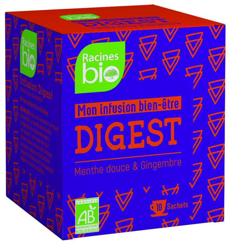 Infusion Bien Etre Digest (20 X 10sach X 16g) - Racines Bio