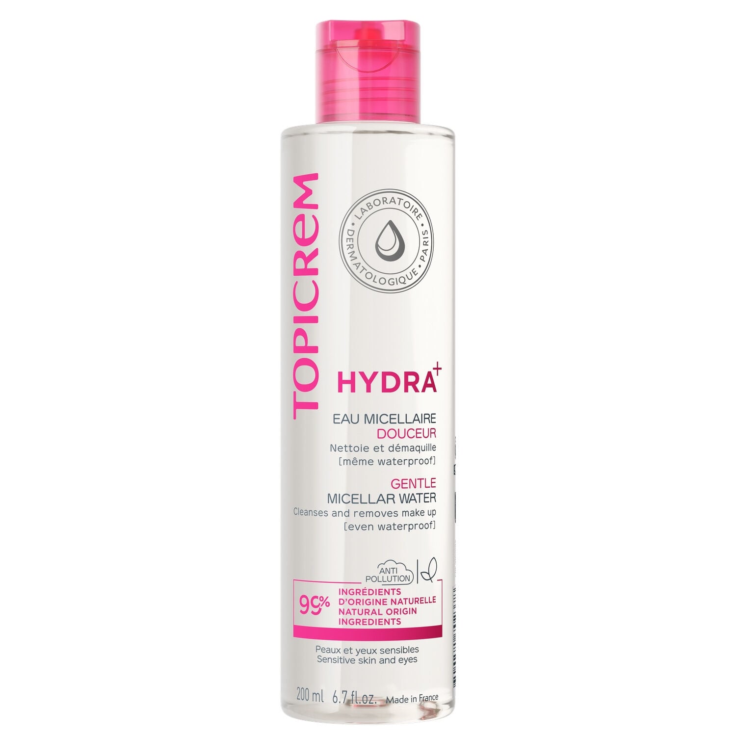 HYDRA+ Eau Micellaire Douceur 200 ml - TOPICREM