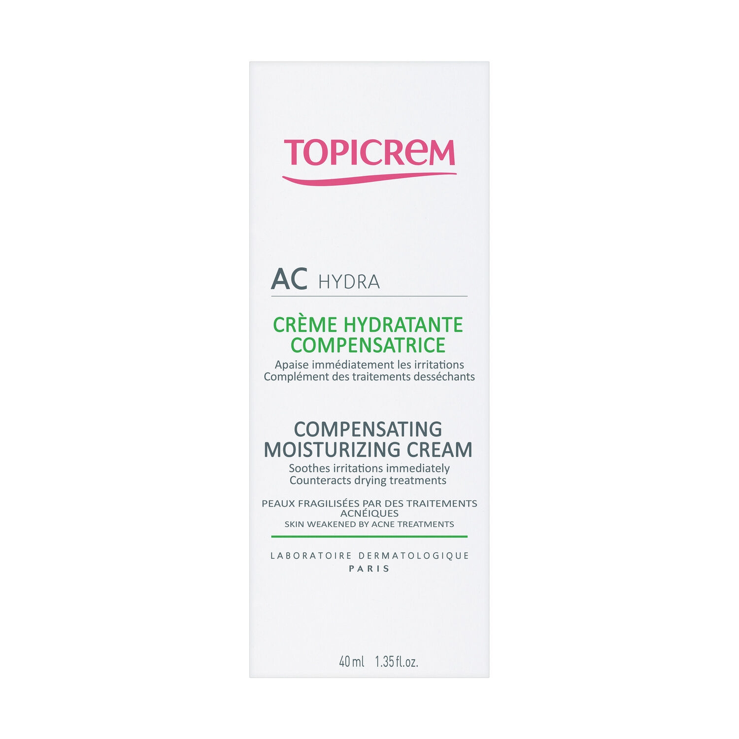 AC CONTROL Crème Hydratante Compensatrice 40 ml - TOPICREM