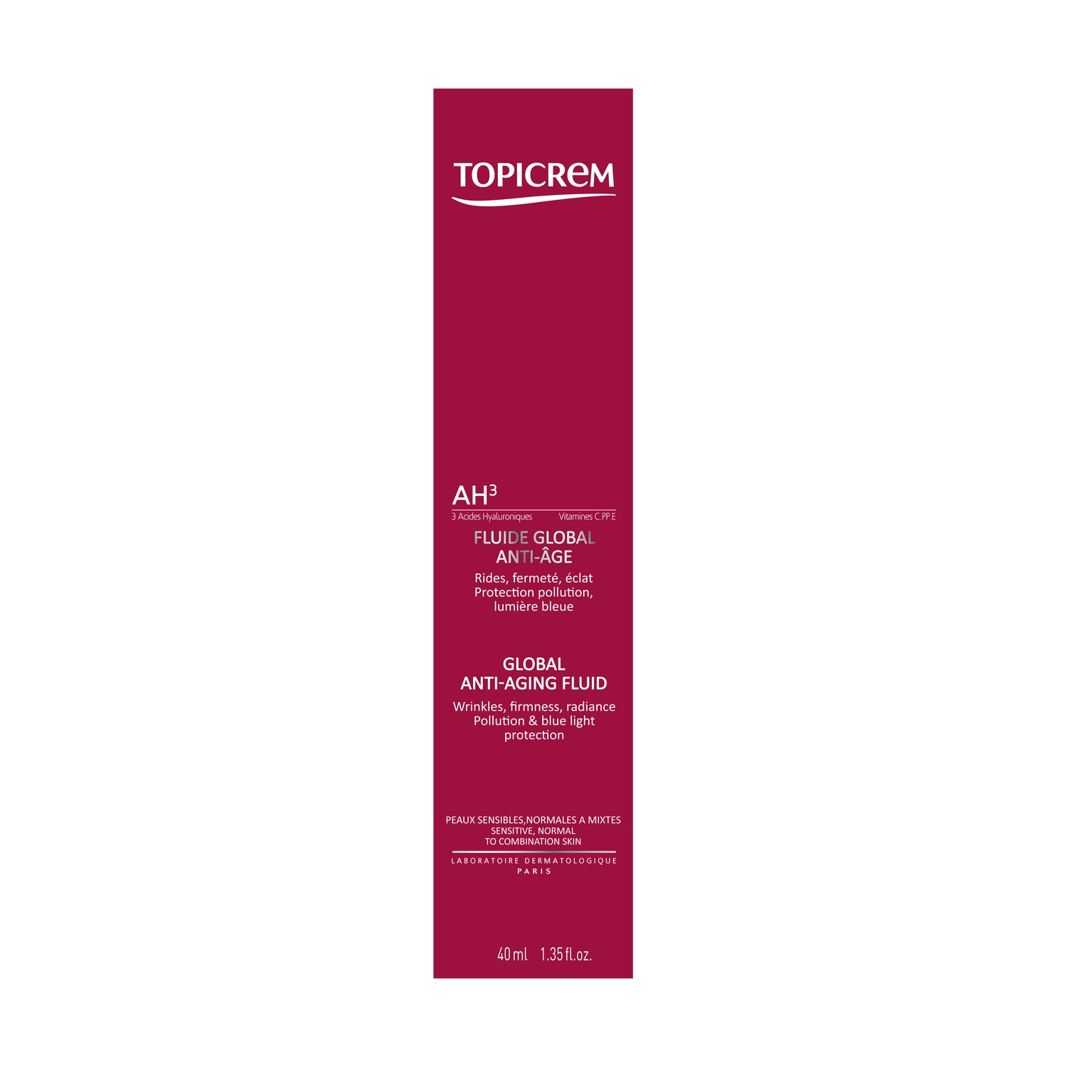 AH3 Fluide Global Anti-Âge 40 ml - TOPICREM