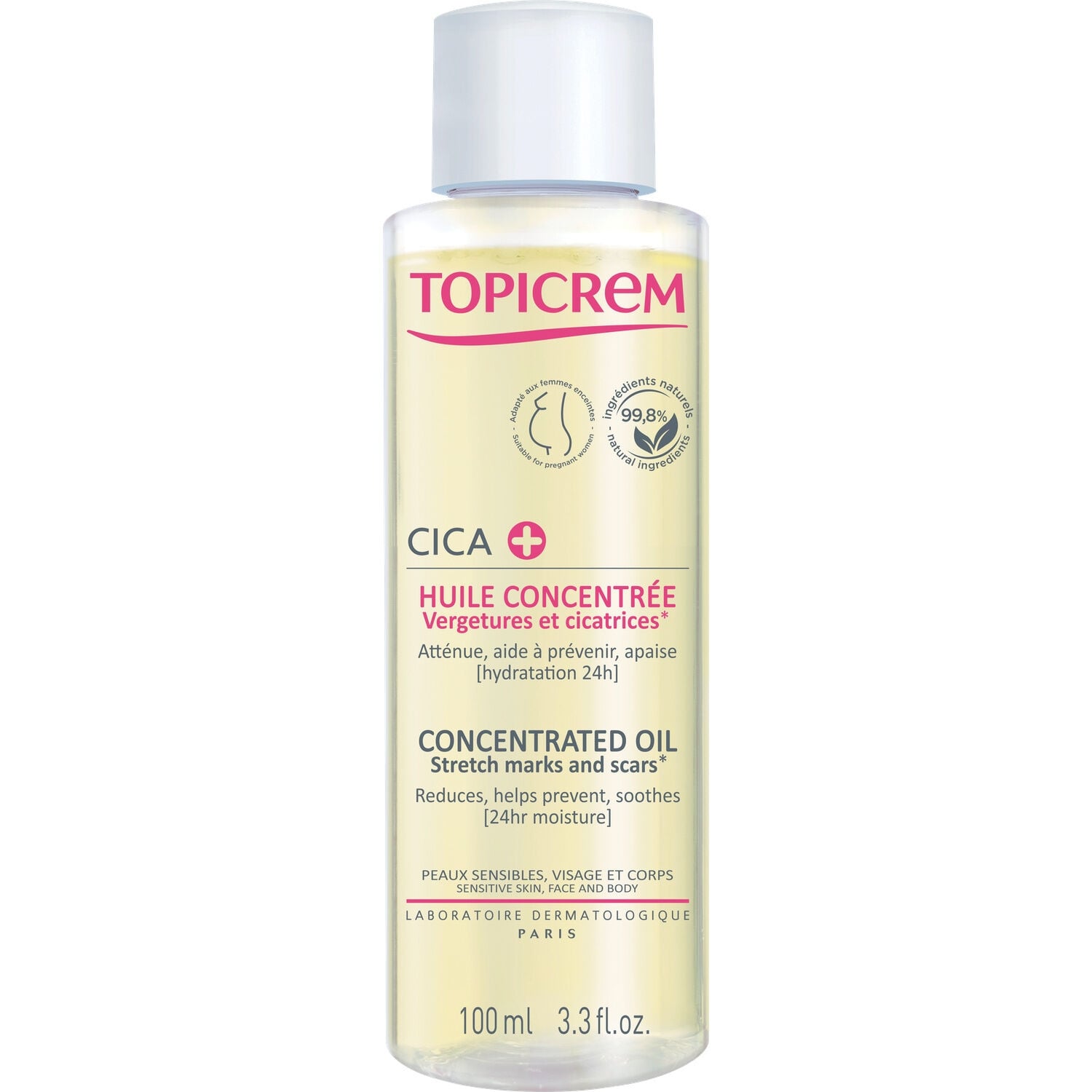 CICA+ Olio Concentrato Smagliature e Cicatrici 100 ml - TOPICREM
