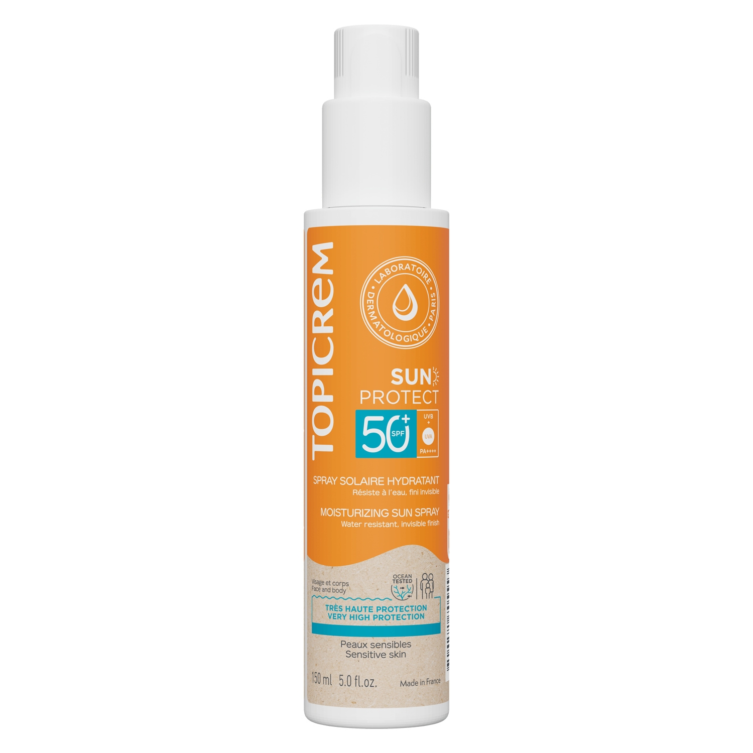 SUN PROTECT Spray Solaire Hydratant SPF 50+ 150 ml - TOPICREM