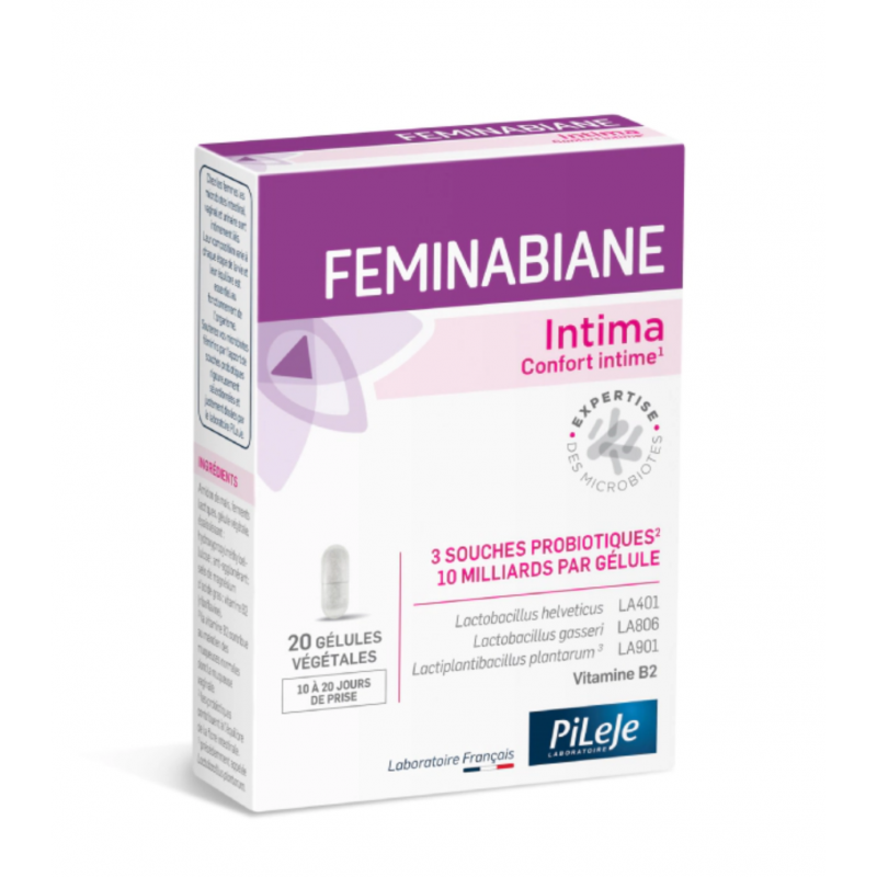 FEMINABIANE INTIMA - 20 gélules - PILEJE