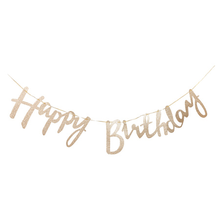 Guirlande Happy Birthday Or Br