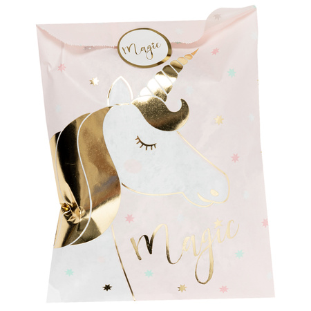 6 Pochettes Stickers Licorne
