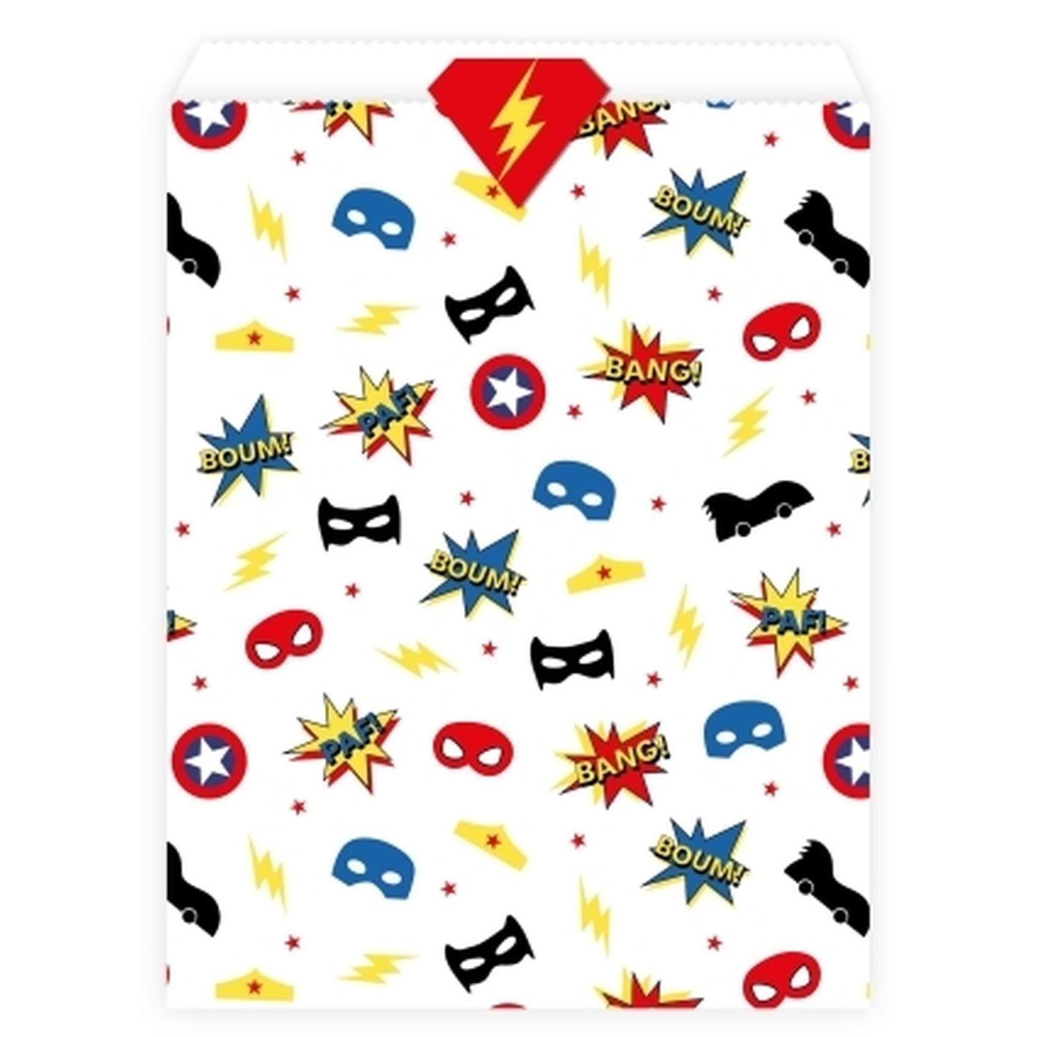 Sacchetti regalo Super Eroi x6 - MESA BELLA
