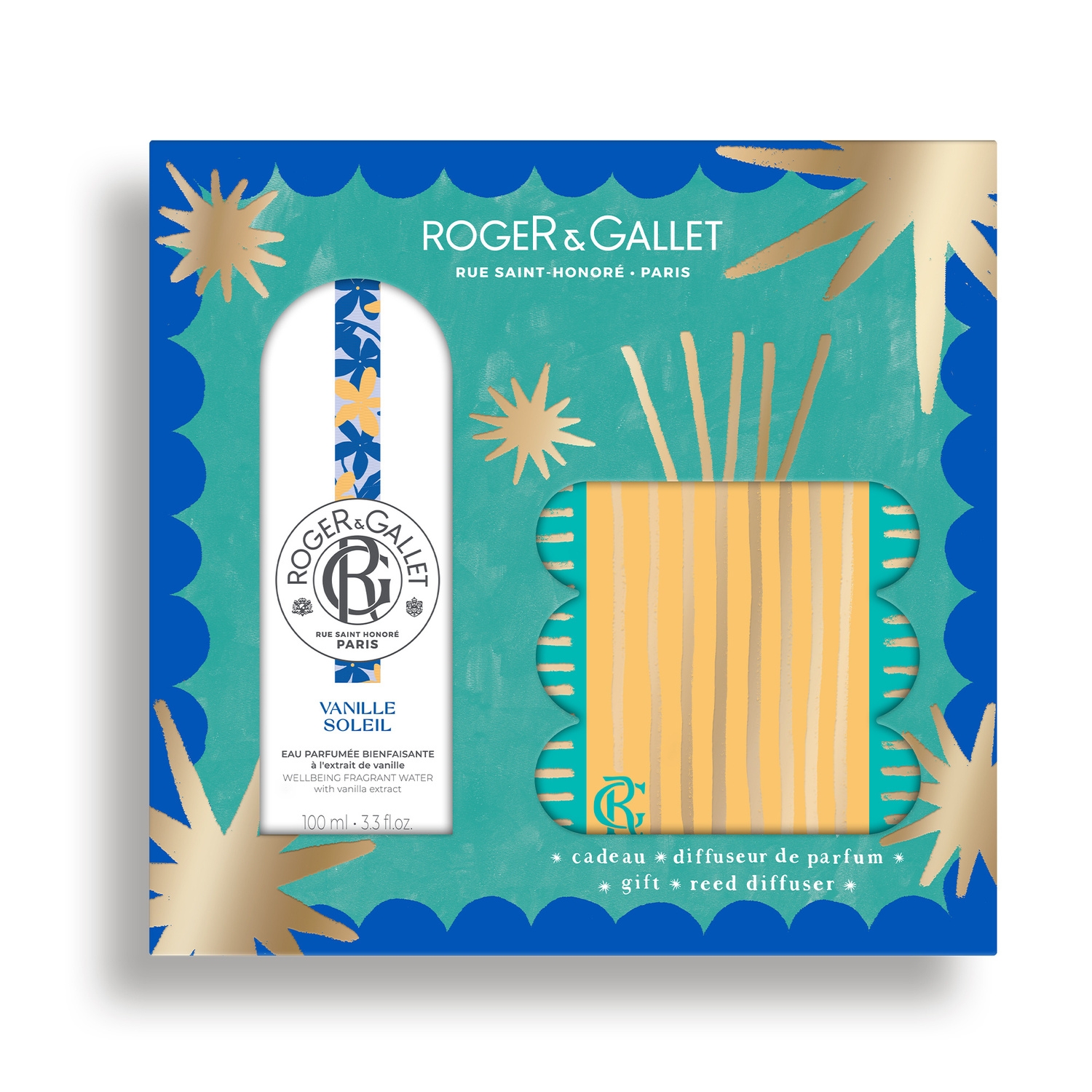Vanille Soleil Coffret Eau Parfumée 100 ml - ROGER & GALLET