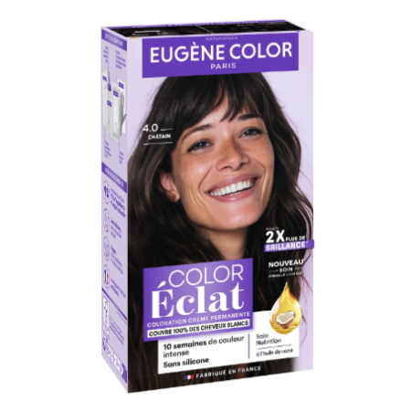 Coloration permanente Color Éclat 4.0 châtain - EUGÈNE COLOR
