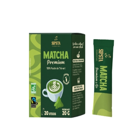 20g Stk Pdre Matcha Bio Sipsta