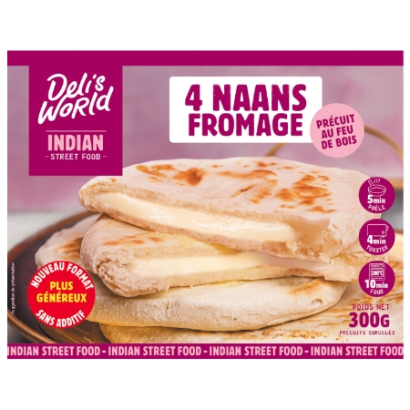 نان بالجبن x4، 300 g - DELIS WORLD