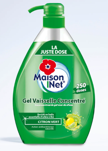 Gel vaisselle concentré La Juste Dose citron vert 1 L - MAISON NET