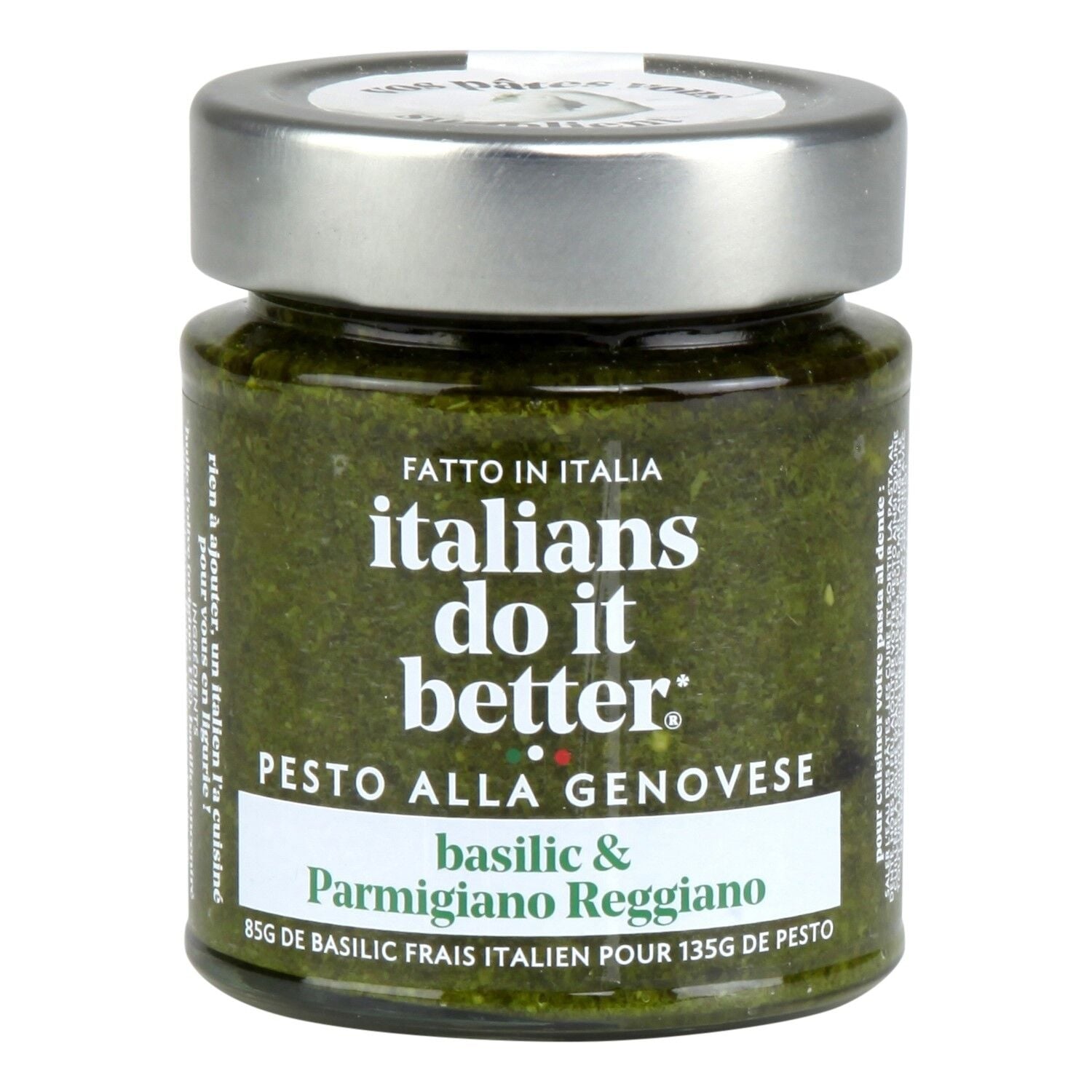जेनोविस पेस्टो सॉस, 135 ग्राम - ITALIANS DO IT BETTER