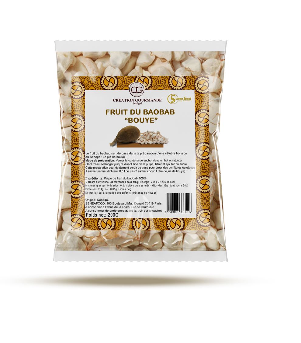 Fruit Du Baobab (bouye) Morceaux 200g - Seneafood