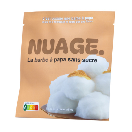 Barbe à Papa Crème Brûlé Sans Sucres 20g  - NUAGE