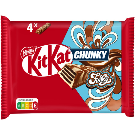 Barres Chocolatées Chunky Funky 4x40g - KITKAT