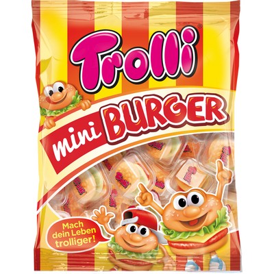 Bonbons Mini Burger, sachet de 100 g (x10) - TROLLI