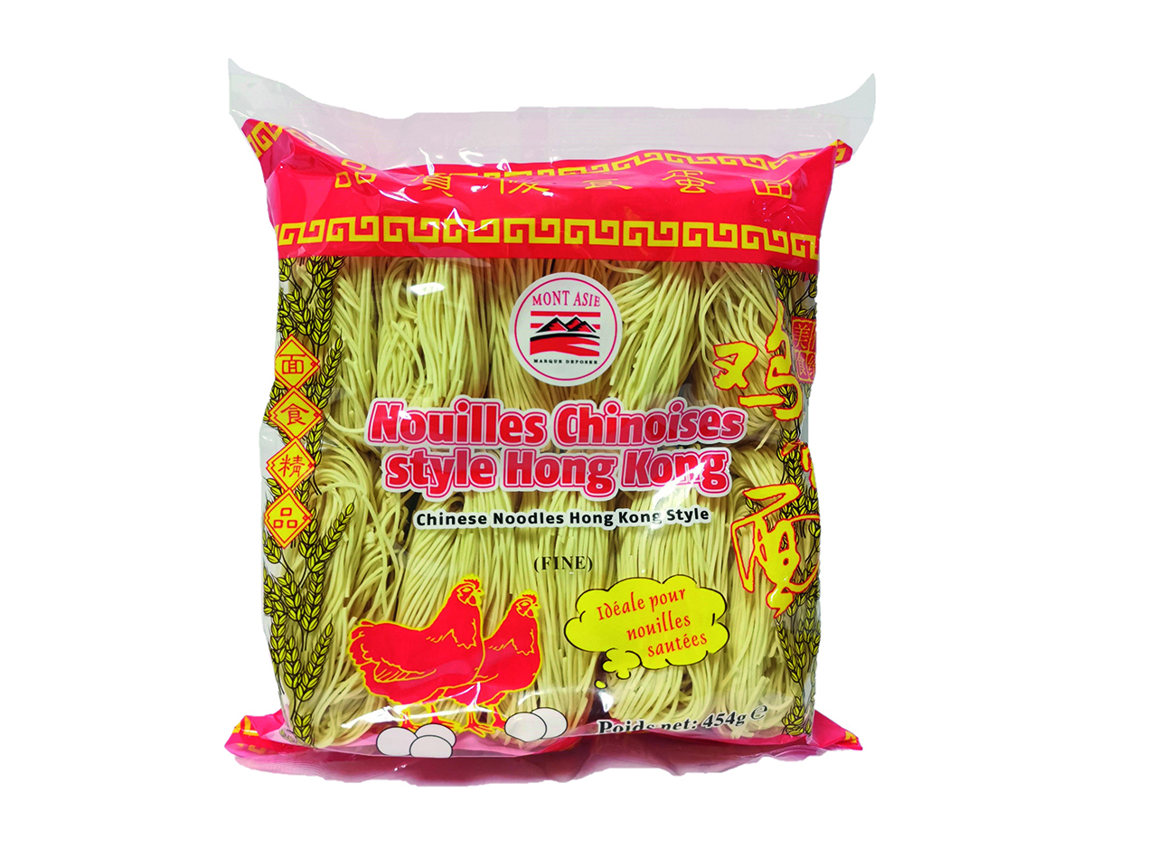 Nouilles Fines Aux Oeufs 454g - MONT ASIE