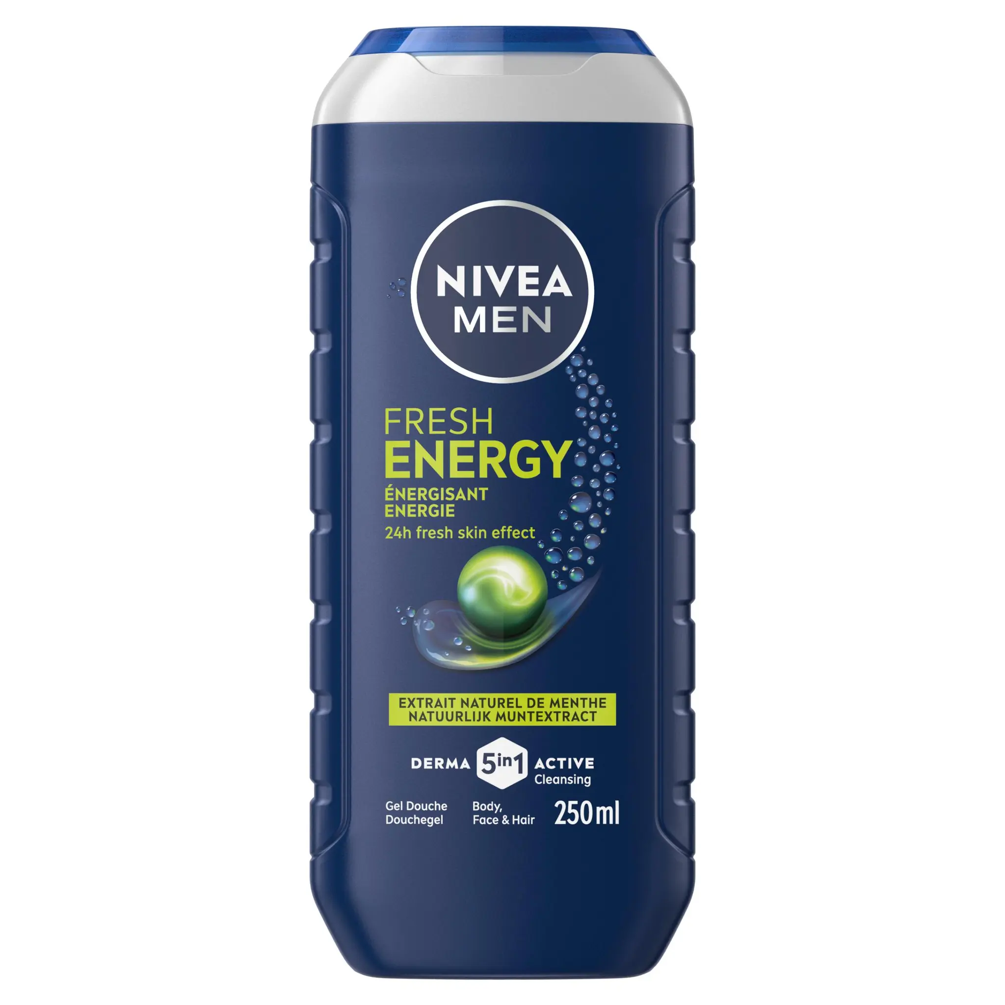 Gel douche 5 en 1 Fresh Energy 250 ml - NIVEA
