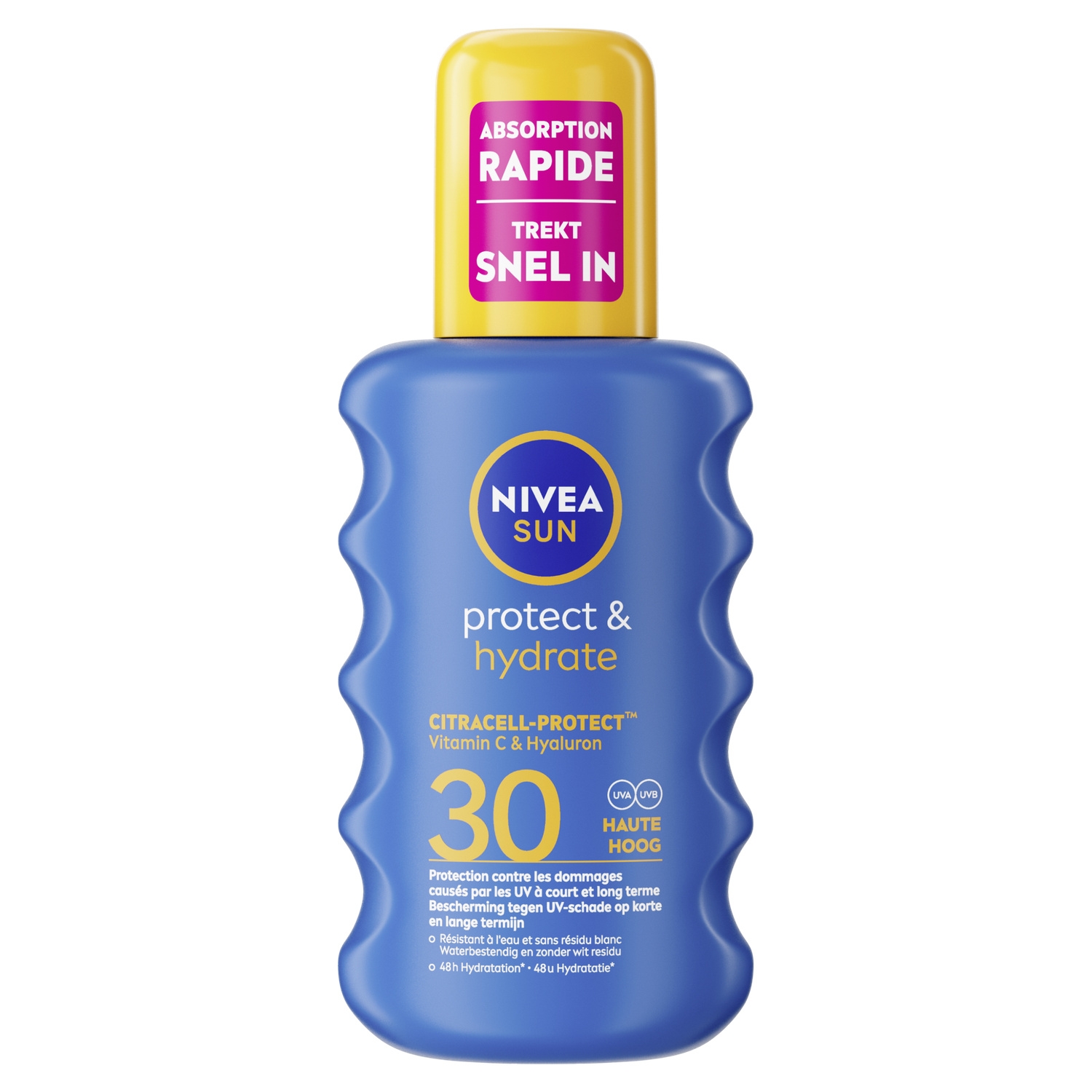 Spray solaire Protect & Hydrate SPF 30 200 ml - NIVEA