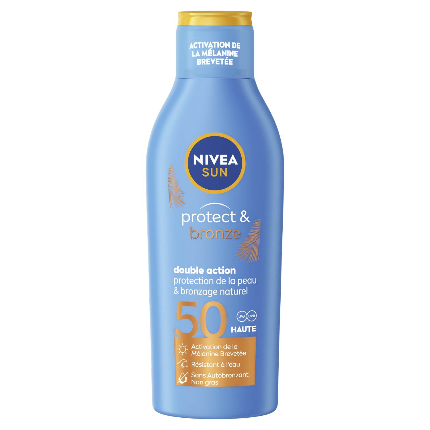 Lait solaire Protect & Bronze SPF 50 200 ml - NIVEA