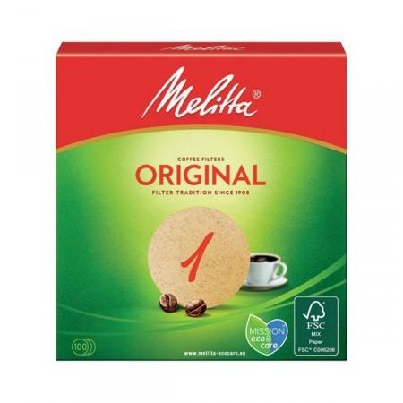 Filtres à café Original brun rond x100 - MELITTA
