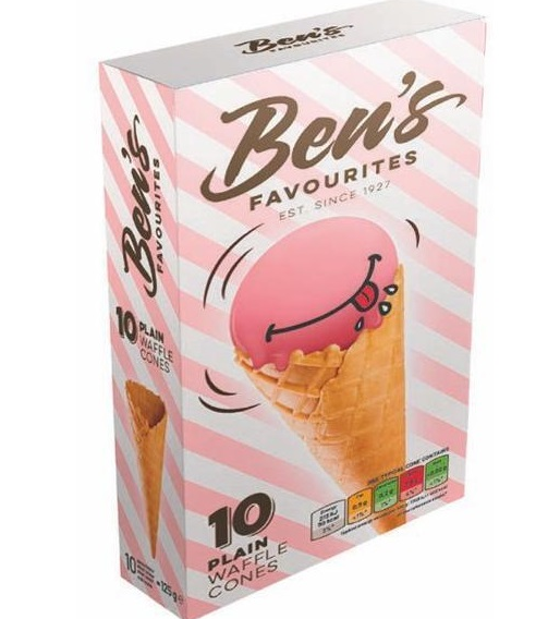 Cornets à glace nature x10 - CORNET
