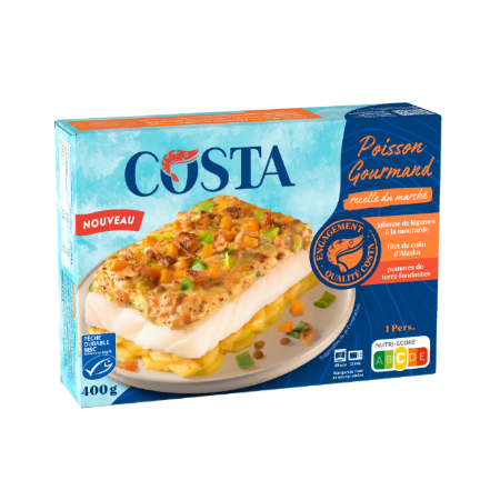 Cá tuyết Alaska MSC công thức chợ 400 g - COSTA