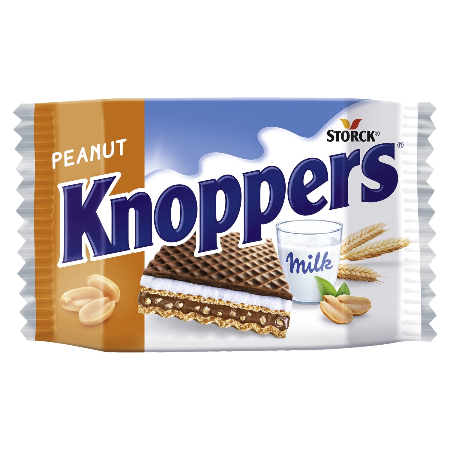 Gaufrettes Lait cacahuète x6 - KNOPPERS