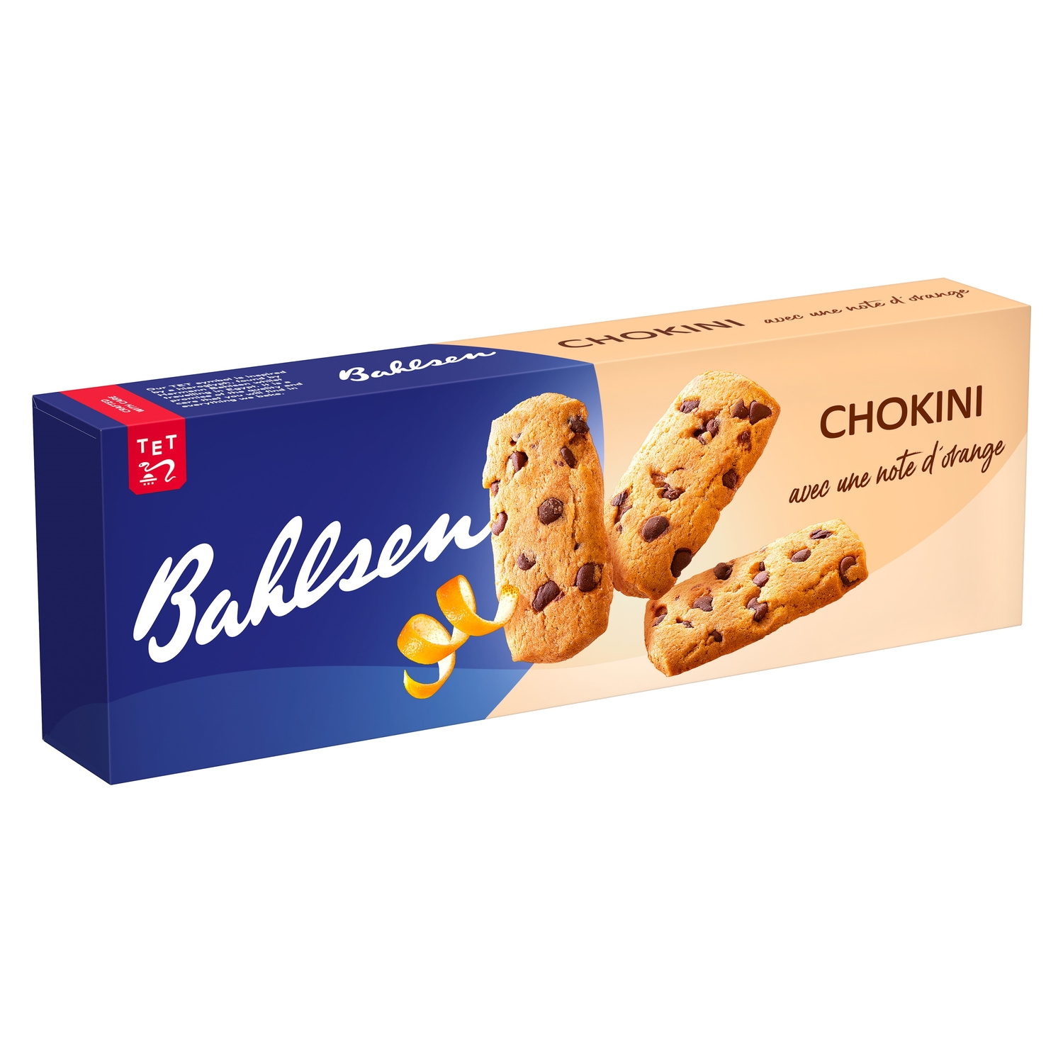 Biscuits Chokini pépites de chocolat note d'orange 150 g - BAHLSEN